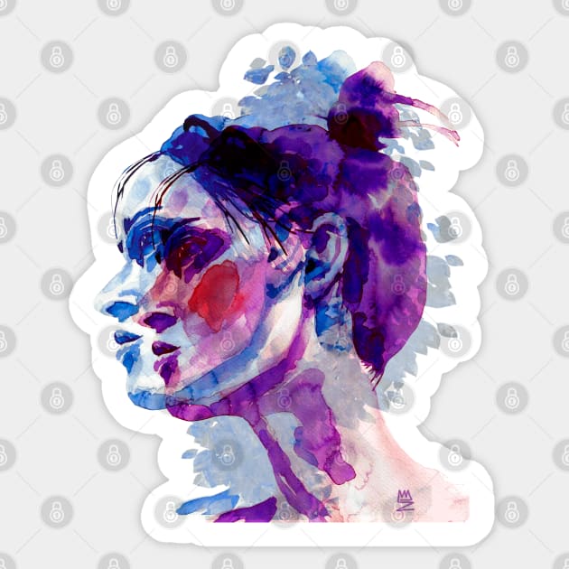 Girl Sticker by Dashika